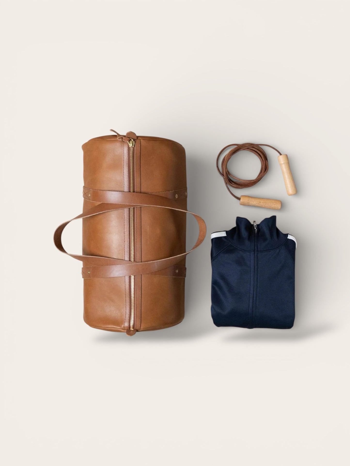 Vintage Leather Gym Bag — Limited Edition Full-Grain Heritage Duffle