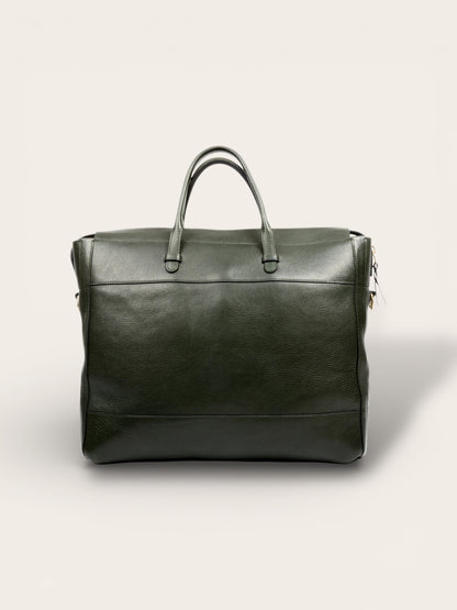 The 929 Signature Zip Briefcase — Hand-Cut Full-Grain Leather Daily Commuter