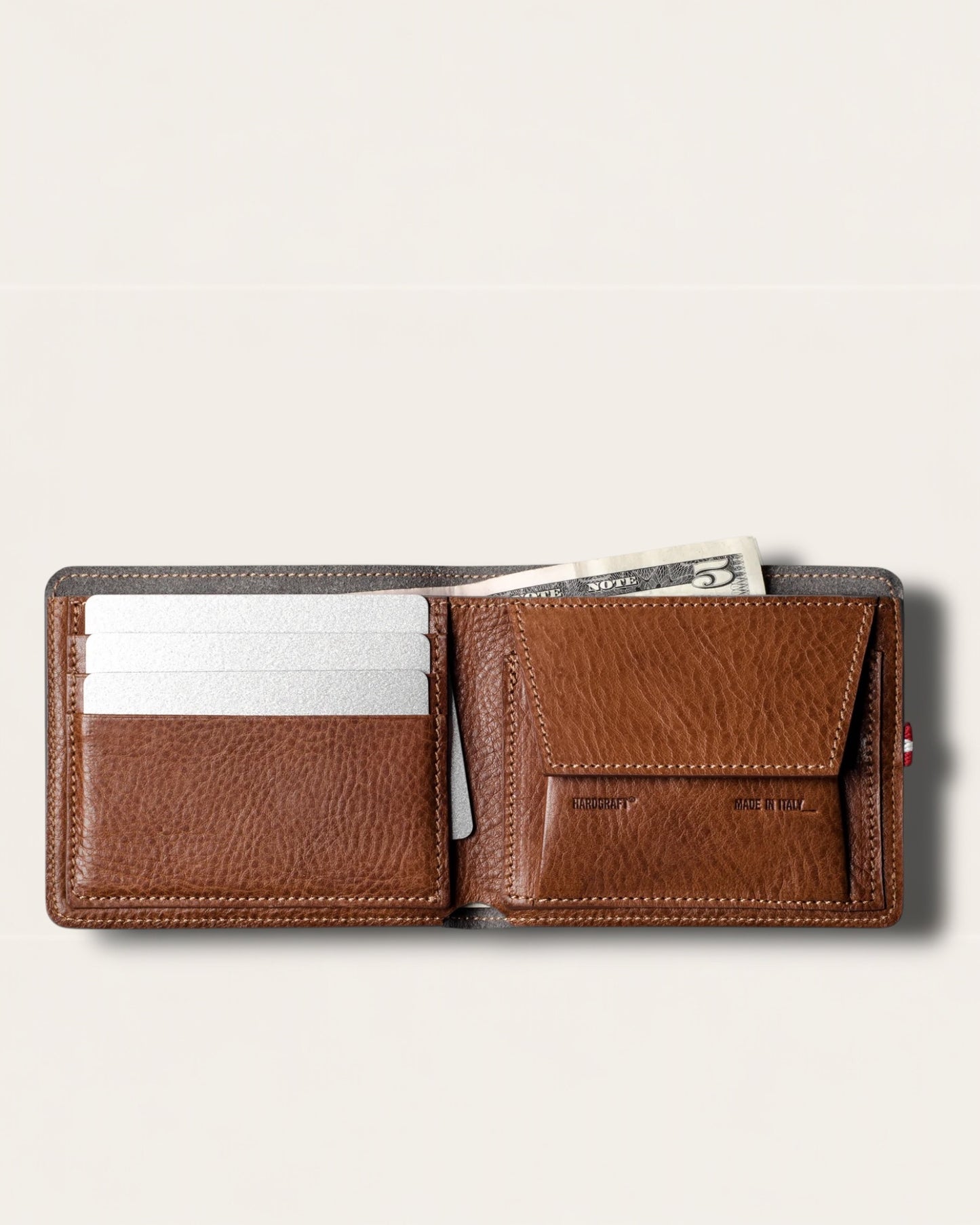 The Combi Heritage Wallet — Triple-Compartment Artisan Leather Cache