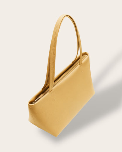 The East-West Easy Tote in Butter — Lightweight Italian Leather Daily Carryall