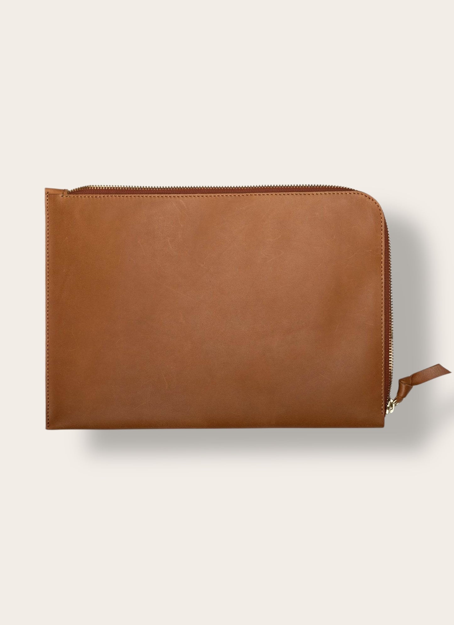 The Heritage Laptop Sleeve — Handcrafted Full-Grain Leather Protective Case