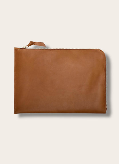 The Heritage Laptop Sleeve — Handcrafted Full-Grain Leather Protective Case